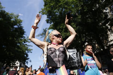 Thousands marched at budapest pride on 24 july, 2021. Ilyen volt a 20. Budapest Pride - kepek