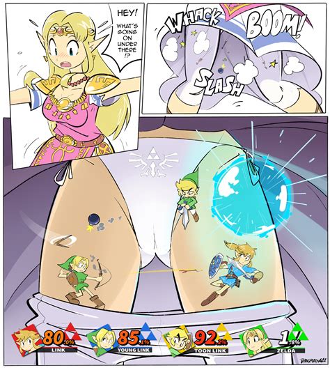 Masturbating on the toilet with wet panties. Smash Ultimate: Three Links vs Giant Zelda by Dangerking11 ...