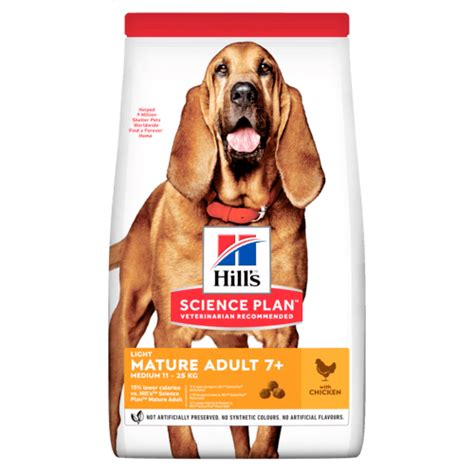 HILL'S SCIENCE PLAN Light Medium Mature Adult 7+ Dog Food ...