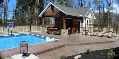 If you'd like your pool to reflect your individual aesthetic, you're in luck. Custom Pool-house and Pool - Craftsman - Pool - Cleveland ...