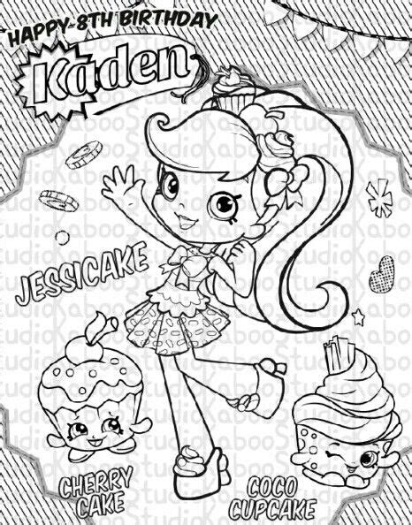 Shopkins doll chef club jessicake 1. Jessicake | Shopkin coloring pages, Shopkins colouring ...