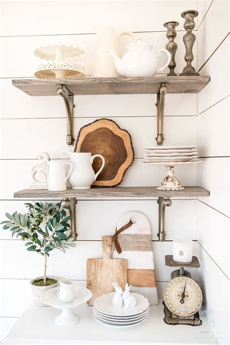 Usually, dining rooms are void of any type of storage unit like a closet. Pin by Jodi on ~Open Kitchen Shelf Display~ (With images ...