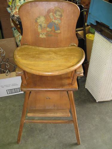 Comparison shop for baby high chair high chairs / boosters in babies & kids. Antique Lehman Baby Guard Wood High Chair $50 | Darling ...