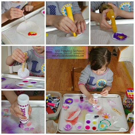 Maybe you would like to learn more about one of these? Cupcake Liner Flower Craft: Fine Motor Art for Kids ...