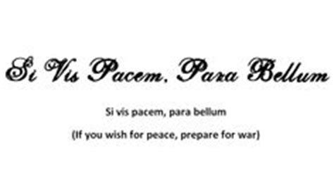 Here's a list of translations. Si vis pacem, para bellum. If you want peace, prepare for war | Tatuagem, Tatuagens para homens ...