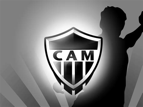 Logo of club atlético mineiro, one of the most popular football clubs in brazil. Atlético MG Escudo Wallpapers