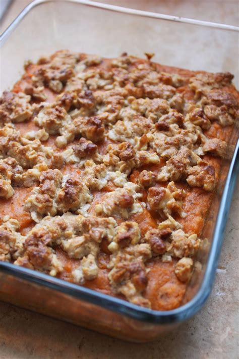 If you've gone through the trouble of knocking gluten and dairy out of your diet, you deserve a sweet reward. Fancy Food Thoughts : Sweet Potato Casserole (Dairy Free ...