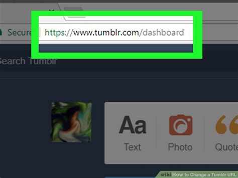 Both examples above are using an absolute url (a full web address) in the href. How to Change a Tumblr URL: 7 Steps (with Pictures) - wikiHow