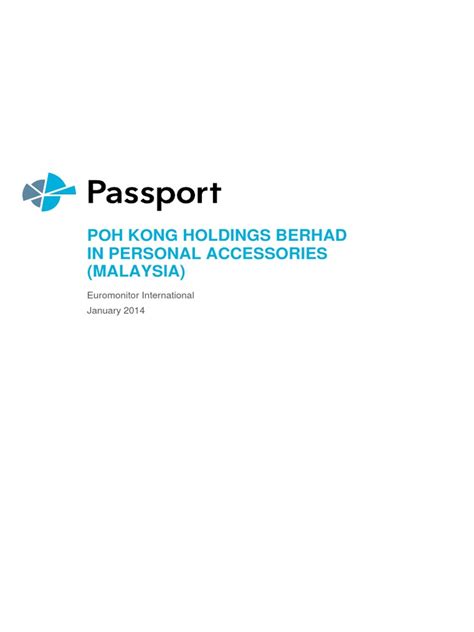 It operates through the following segments: Poh Kong Holdings Berhad in Personal Accessories | Retail ...