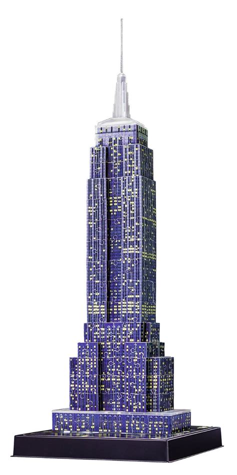 Let us know what you think about the ravensburger empire state building 3d puzzle by leaving a product rating. Puzzle 3D avec LED - Empire State Building by Night - 216 ...