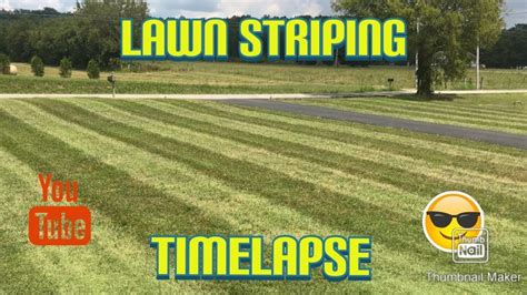 You can buy a striping kit online or find instructions on how homemade attachments made of pvc or lumber can also do a decent job of striping a lawn. Lawn Striping Time lapse Wiith Homemade zero turn stripe kit - YouTube