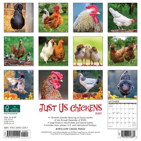 Making your own bookmarks is a great way to encourage your children to get creative and to promote a love of books and reading. Chickens Wall Calendar - Calendars.com