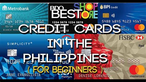 Check out our most popular cards and find the best credit card for you. Best Credit Cards for Beginners in the Philippines - YouTube