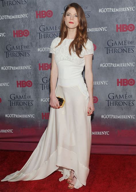 News & interviews for game of thrones: Rose Leslie At 'Game Of Thrones' Season 4 Premiere ...