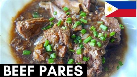 If your stew looks too watery, have no fear! Filipino Beef Pares Recipe | Philippines Street Food ...