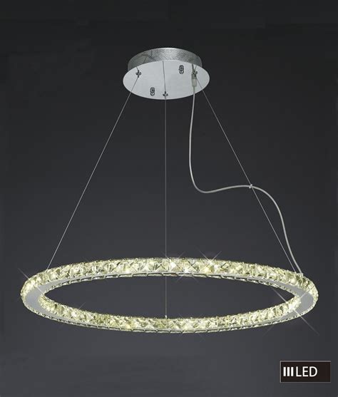 Maybe you would like to learn more about one of these? Large LED Circular Crystal Pendant 68cm