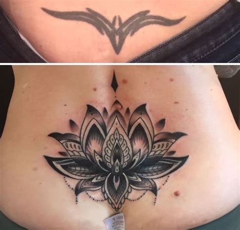 It can actually incorporate several smaller tattoos into one large piece. 91 Creative Cover-Up Tattoo Ideas That Show A Bad Tattoo ...