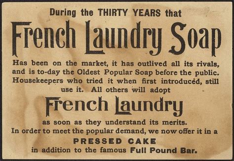 By lizzy smith on april 11, 2017. French Laundry Soap back | Laundry soap, Vintage laundry ...