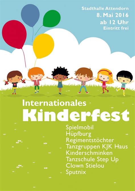 Ist internationaler kindertag ein feiertag? 6. Internationales Kinderfest in Attendorn - WOLL-Magazin ...