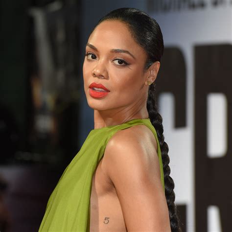 Tessa thompson has chosen to meet at the fat cat, a crumbling west village bar that is both a live her mother, maria ewing, an american opera singer who married the prominent theatre director peter. 20+ Pictures of Tessa Thompson - Nayra Gallery