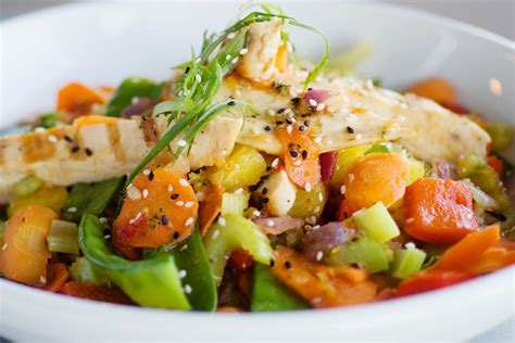 1 cup pineapple chunks, drained (reserve ⅓ cup juice). Ginger Pineapple Chicken Stir Fry With Snow Peas | Healthy ...