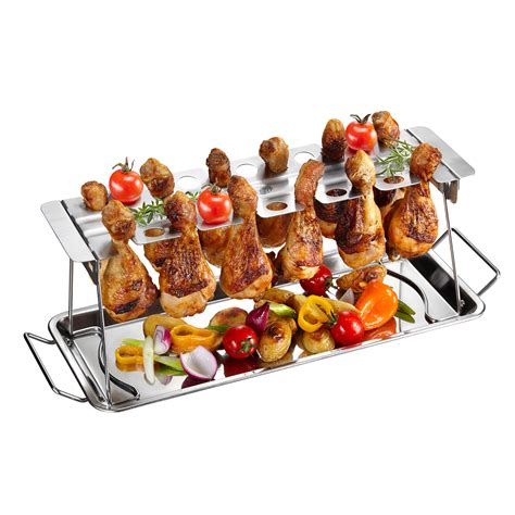 Ферма в германии.автономный курятник „люкс классаautomatic chicken coop.hühnermobil. Chicken Drumsticks Holder - GEFU - Touch of Modern