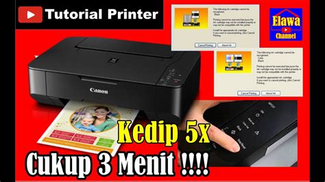 Printer canon ip2770 adalah merupakan salah satu diantara printer legendaris milik perusahaan printer canon. Cara Mengatasi Kedip 5x Printer Canon MP237 - YouTube