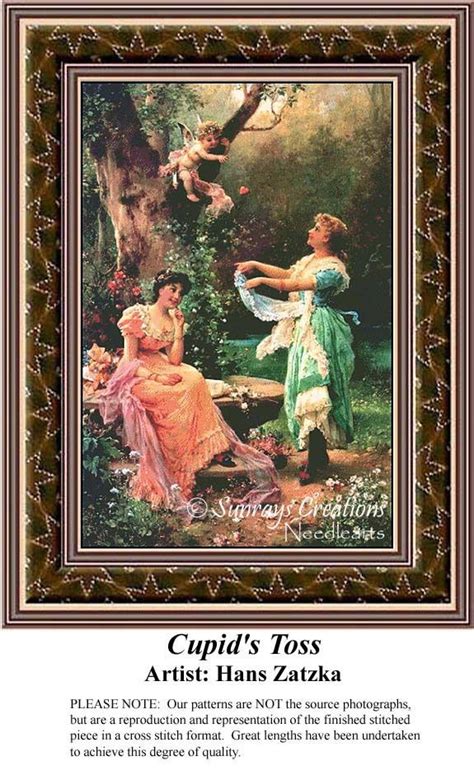 Browse by theme and level to find the design of your dreams! Fine Art Counted Cross Stitch Pattern, entitled, Cupid's ...