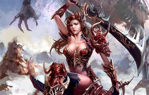 No program windows block it from view. Fantasy Female Warrior Wallpapers (77+ images)