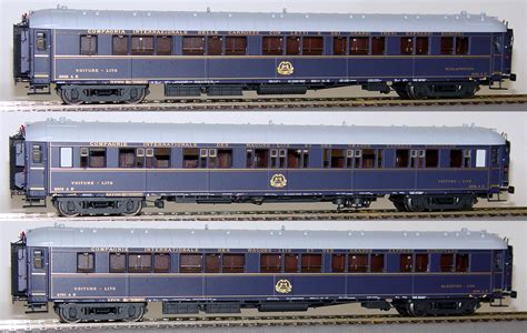 Documentations et aux nombreuses archives sur tous les modèles de train belge, français, italien, espagnol LS Models Set of 3 Passenger sleeping cars type S of CIWL ...