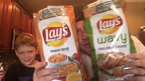 If it's awesome, post it. Pimento Cheese and Fried Green Tomato Lays - YouTube