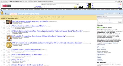 Reddit boards are full of pop culture memes from game of thrones and lord of the rings and the 300. Bitcoin reddit 2010 : Bitcoin