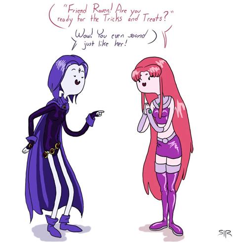 Maybe you would like to learn more about one of these? marceline and pb in teen titan costume | teen titans ...