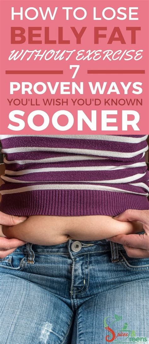 If a person does exercise whilst taking these pills, fat loss can be more dramatic due to additional calorie burn (although exercise is not. Lose Weight Fast : How To Lose Belly Fat Fast: 7 Proven ...