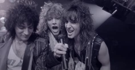 This opens in a new window. ''Livin' on a Prayer'' music video by Bon Jovi available in 4K