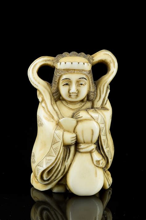 Netsuke (plural netsukes or netsuke). Sold Price: Antique Netsuke, "Yuko" - July 5, 0115 10:00 ...