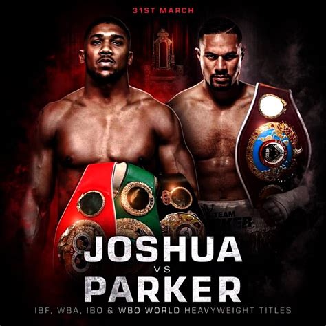 While joseph parker came in at around 16 st 12 lbs. Anthony Joshua VS Joseph Parker στα ρινγκ της COSMOTE TV