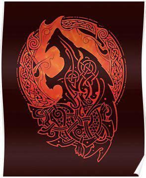 Hel (old norse hel, hidden1) is a giant and goddess in norse mythology who rules over helheim, the underworld where the dead dwell. FENRIR. LOKI'S SON. Poster #Hawaiiantattoos | Mythology ...