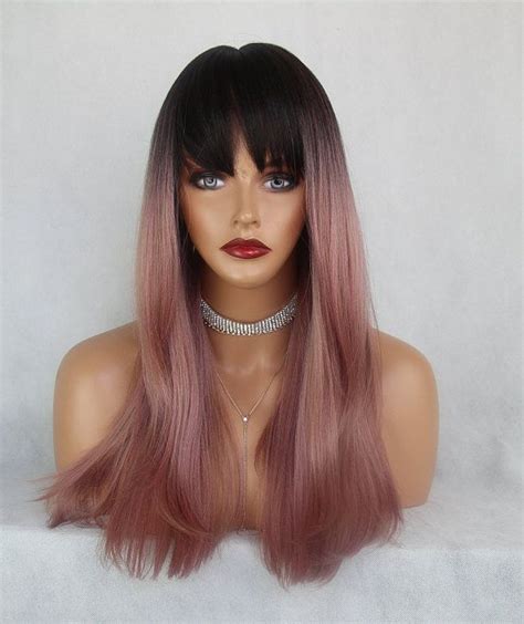 Here are our favorite, most inspired black balayage hair ideas. Black Rose Pink/Mixed Blonde Ombre Mix Straight Full ...