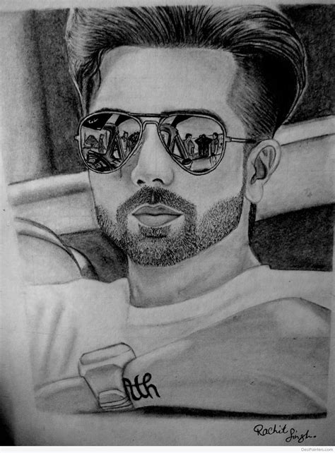 Mai pyaar ton vad tenu pyaar kara, tenu sajda sohne lakh vaar kara. Wonderful Pencil Sketch Of Hardy Sandhu | DesiPainters.com