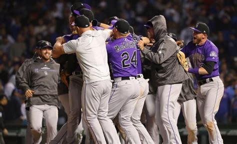 Nacionales de washington después del juego de estrellas. Los Rockies eliminaron a Cachorros en el juego comodín ...