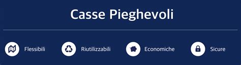 La casse pieghevoli strojbox è un pacchetto di trasporto durevole il cui design e dimensioni possono essere adattati alle esigenze del cliente. Casse Pieghevoli - Chimar