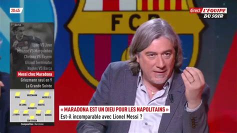 Ils sont assez fans de la voix off de l'émission qui. L'Équipe DU SOIR du 25 Février - Messi chez Maradona - YouTube