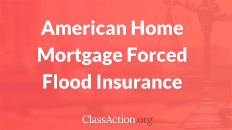 Discover why our mortgage company is different from the rest. American Home Mortgage Forced Flood Insurance - Excessive Coverage