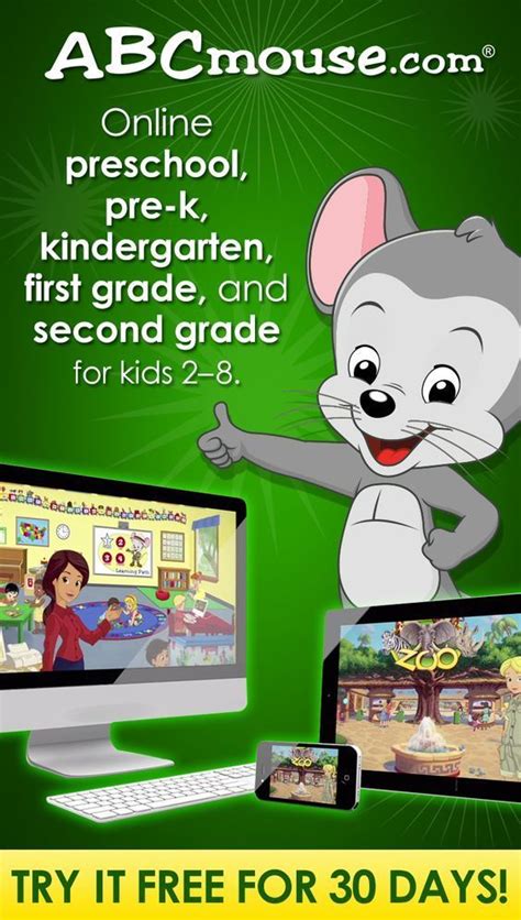 Abcmouse.com helps kids learn to read through phonics, and teaches lessons in math, social studies, art, music, and much more. FREE 30 Day Trial for ABC Mouse - curriculum for Pre-k ...