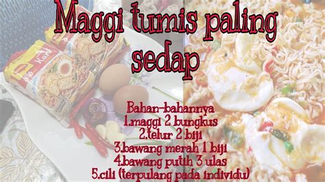 Berikut adalah cara menyediakan mi kari yang enak dengan cara yang. Resepi Maggi kari tumis sedap - YouTube