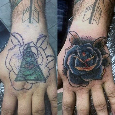 There are a number of tattoo designs that are simpler to emphasize with colours. 60 Tattoo Cover Up Ideas For Men - Before And After Designs