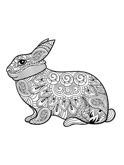 Designers also selected these stock illustrations. Free Rabbit coloring pages for Adults. Printable to ...