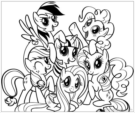 Ausmalbilder My Little Pony zum Ausdrucken - Ausmalbilder