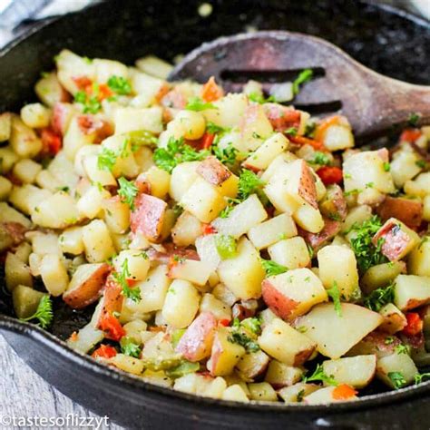 I added an extra egg, a splash more of milk, 1 teaspoon of garlic salt (or to taste), and 1/3 cup of diced onion to the vegetable sauté. Potatoes O'Brien | Mashed potato cakes, Potatoes o brien ...